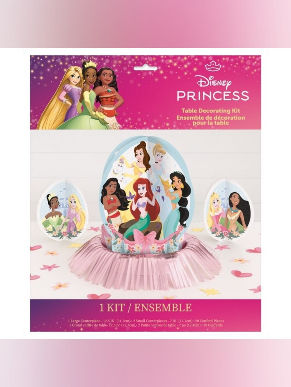 Disney Princess Party Table Deco Kit NWT